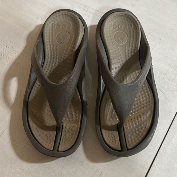 CROCS Khaki Sandals - Picture 2 of 5